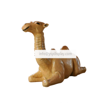 Outdoor decorative ornaments animal home sculpture custom display fiberglass life size large camel statue